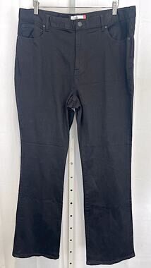 CABI 5th Avenue Jeans 4326L Zip Fly High Rise 5 Pocket Bootcut Black 16 Long 16L